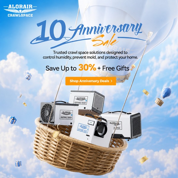 AlorAir 10th Anniversary Sale promotional banner